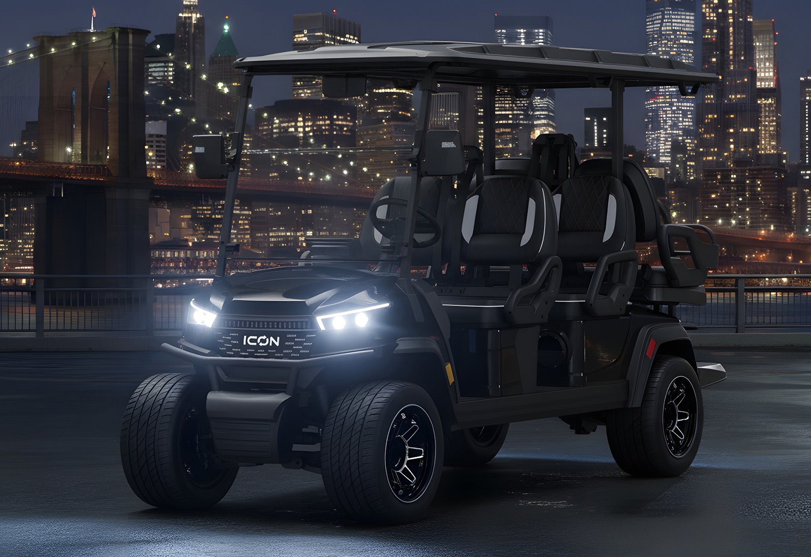 ICON Golf Cars - i60X in Black